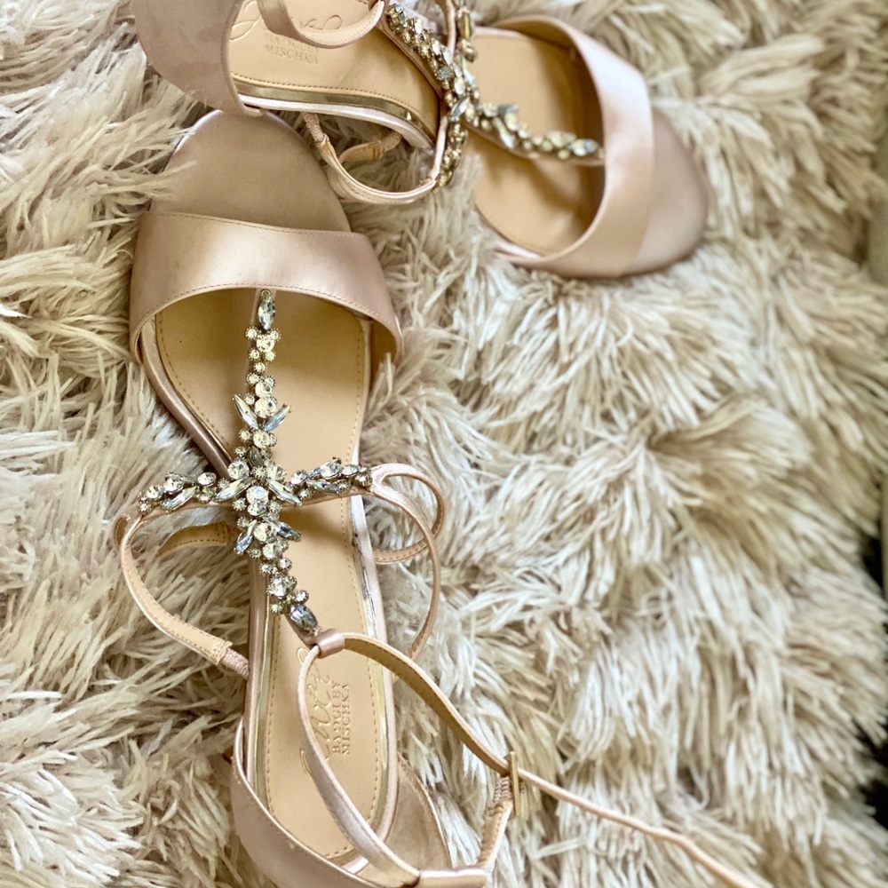Badgley Mischka Satin sandals